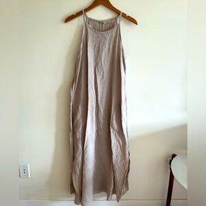 100% linen dress with pockets